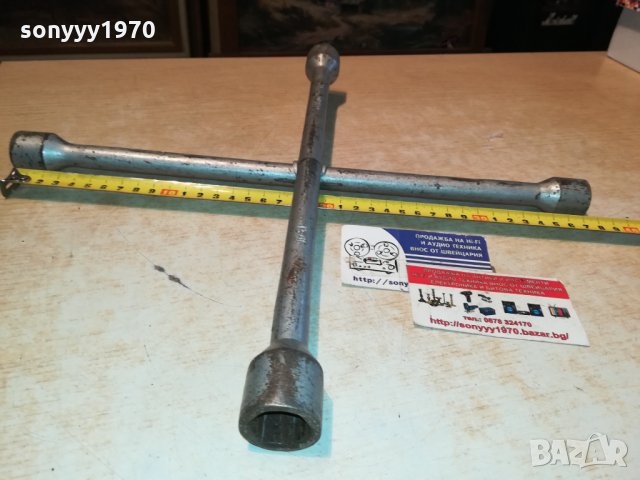 КРЪСТАЧКА ЗА ГУМИ 17 19 22мм ОТ ГЕРМАНИЯ 1012211137, снимка 4 - Аксесоари и консумативи - 35092742