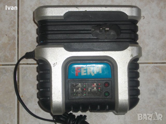 Ferm Универсално Зарядно 19 Волта Литий-Йон-Никел-Кадмий-Селен Батерии Отлично Ферм, снимка 2 - Винтоверти - 33383218