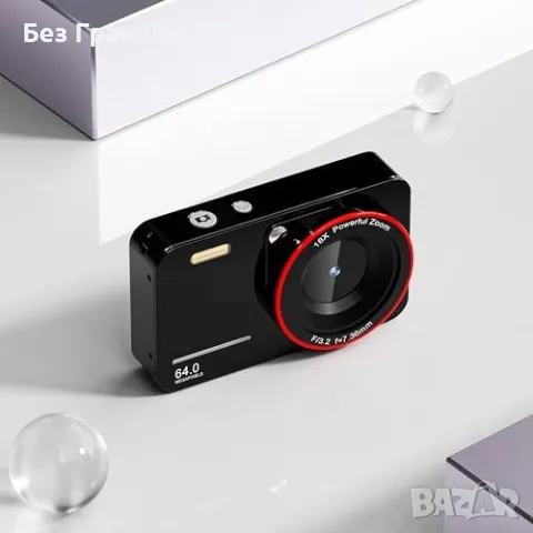 Нова Детска цифрова камера 1080P FHD 4K видео, компактен дизайн Фотоапарат