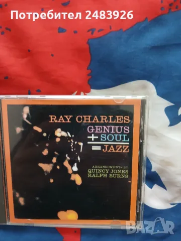 Ray Charles – Genius + Soul = Jazz CD, Album, снимка 1