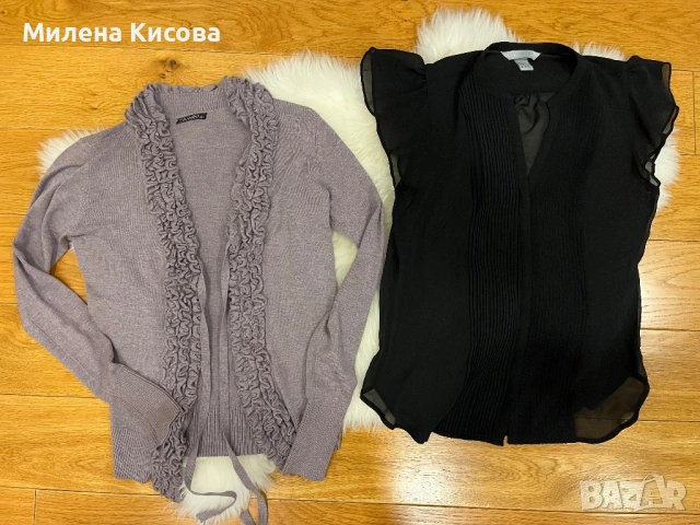 Сет от нови и в отлично състояние дрехи ХS, снимка 4 - Блузи с дълъг ръкав и пуловери - 53110386