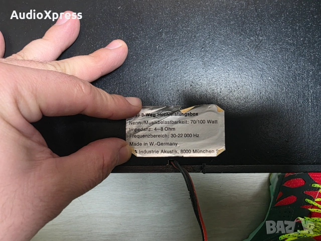 НЕМСКИ Hi-Fi ТОНКОЛОНИ – 3-лентови, хард звук 🔥 💰 90 лв  Бюджетни немски Hi-Fi тонколони, не са лъ, снимка 6 - Тонколони - 52881427