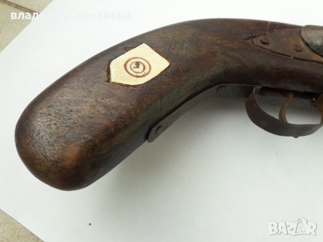 Стар красив кремъчен пистолет,пищов,пушка,оръжие, снимка 4 - Колекции - 26884626