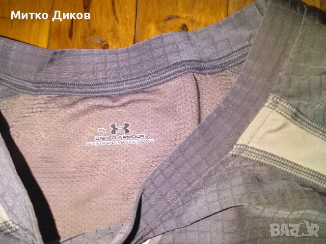 Under Armour маркова спортна тениска метал компресион размер ХЛ, снимка 6 - Тениски - 37469855