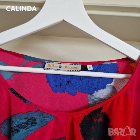 Billie&Blossom нова червена рокля на цветя, снимка 5 - Рокли - 44877097