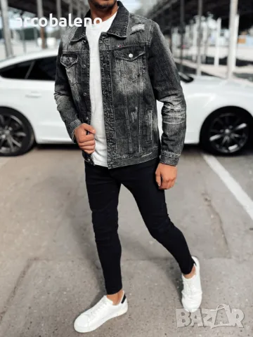 Мъжко дънково яке, 2цвята , снимка 7 - Якета - 49145904