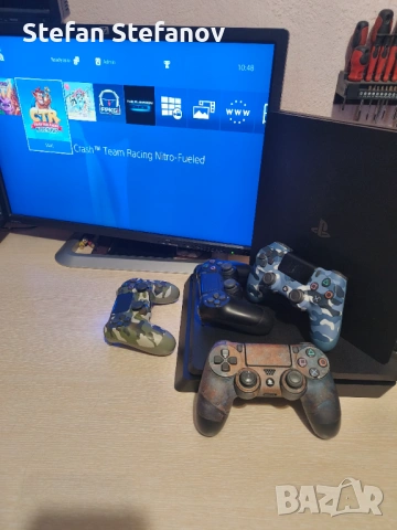 С ГАРАНЦИЯ 1Г Sony PS4 Slim PlayStation 4 PS 4 профилактиран и обслужен, снимка 4 - PlayStation конзоли - 53486265