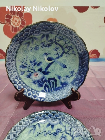 Японски порцеланов сет, снимка 7 - Чинии - 53479891