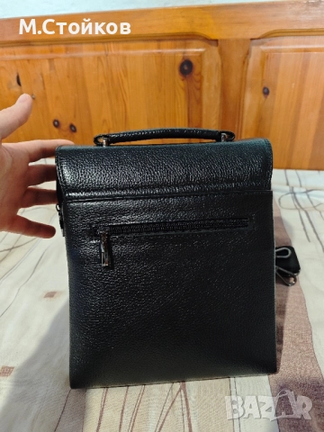 мъжка кожена чанта ARPELLE чисто нова, снимка 6 - Чанти - 52224369