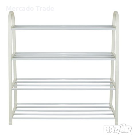 Етажерка Mercado Trade, За обувки, Органайзер, 4 рафта, Бял, снимка 2 - Декорация за дома - 40355649