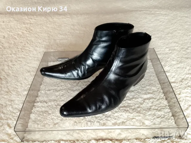 Ben Sherman кожени боти , снимка 3 - Мъжки боти - 49531017