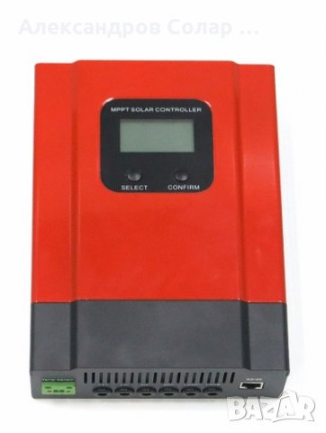 Соларен контролер 12V/24V/36V/48V DC MPPT Max 150V PV Input, 40А, LCD дисплей