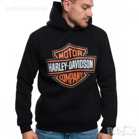 Нов мъжки суичър с трансферен печат HARLEY DAVIDSON, мотори, снимка 8 - Суичъри - 27756779