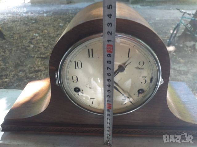 Стар антикварен английски каминен часовник, снимка 2 - Антикварни и старинни предмети - 53461942