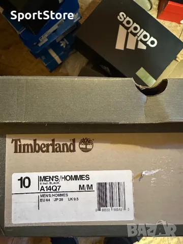 Mens Timberland Wedge Black Checkered Boots A14Q7, снимка 7 - Мъжки боти - 48681837