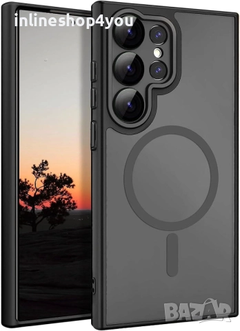 Матов MAGSAFE Кейс за Samsung Galaxy S25+ Plus, снимка 4 - Калъфи, кейсове - 51792958