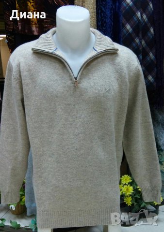 Мъжки пуловери с цип-кашмир,мерино, снимка 11 - Пуловери - 34880350
