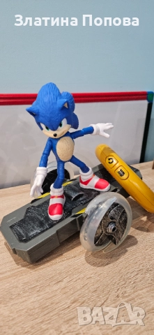 Соник с радиоуправляем пръстен, снимка 2 - Коли, камиони, мотори, писти - 52355563