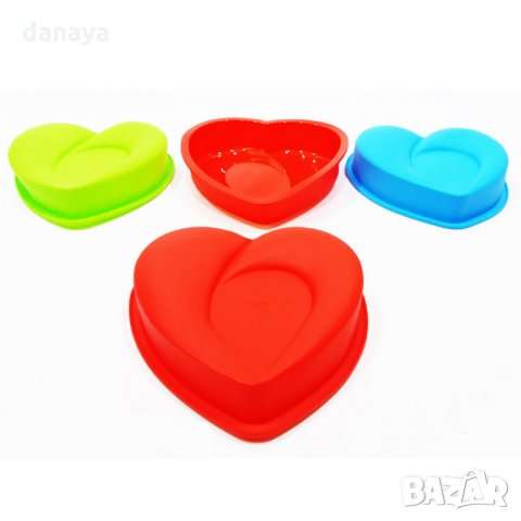998 Силиконова форма за кекс сърце, снимка 5 - Форми - 27861136