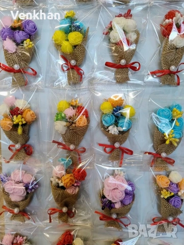 Магнит букетче, снимка 3 - Изкуствени цветя - 53338996