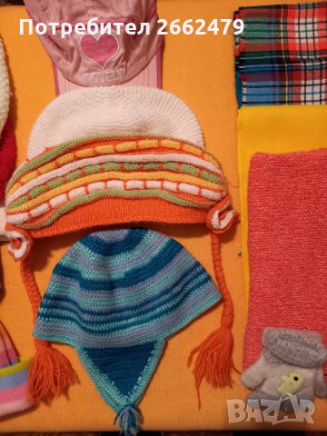 Продавам детски шапки, шалчета и ръкавици., снимка 2 - Шапки, шалове и ръкавици - 35119821