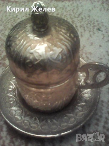 Чашка метална 4216 , снимка 2 - Декорация за дома - 27258359