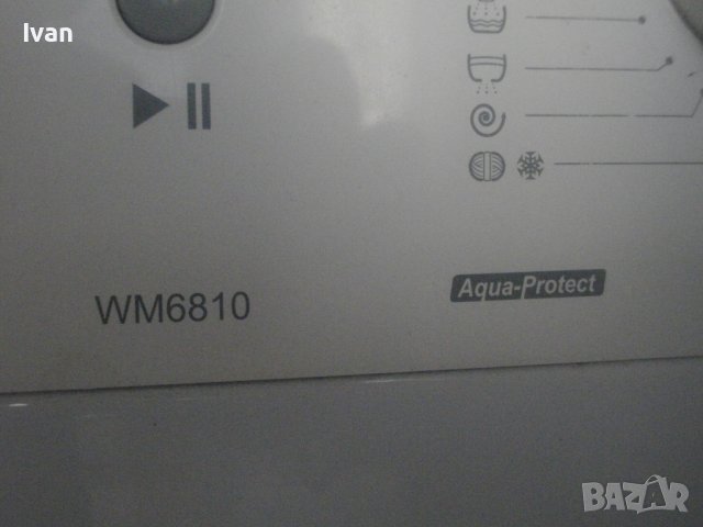 ЗА ЧАСТИ/ЗА РЕМОНТ-1000 об/мин-6,0 кг-Автоматична Пералня-EXGUISIT WM6810-Почти Нова-Работеща, снимка 7 - Перални - 37911052