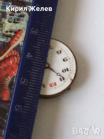 Механизъм с циферблат от стар ръчен часовник 32526, снимка 9 - Мъжки - 52252852