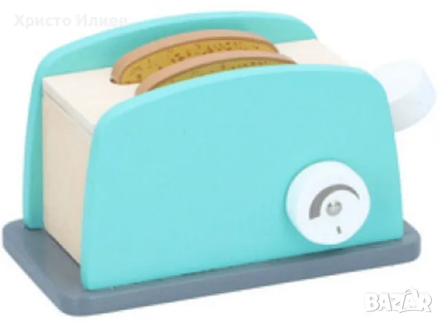 Дървен тостер с аксесоари 7 части Marionette , снимка 3 - Образователни игри - 48347357