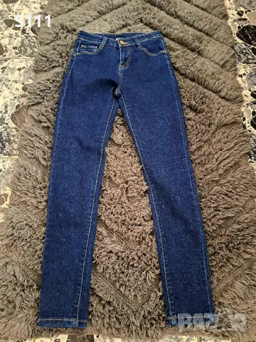 Нови дамски дънки слим, еластични