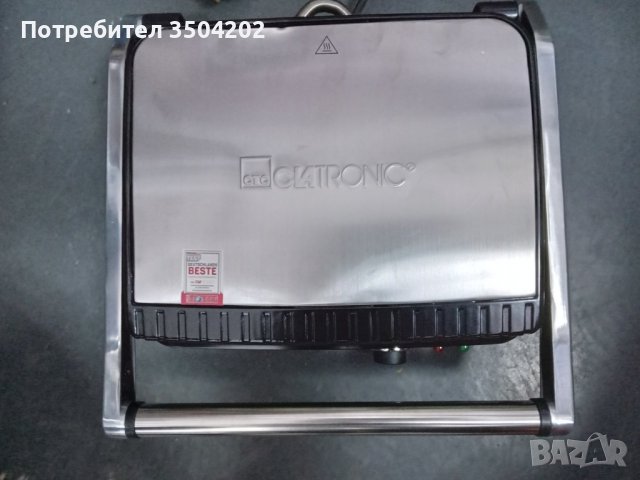 Електрическа скара Clatronic KG 3487, снимка 7 - Скари - 38172166