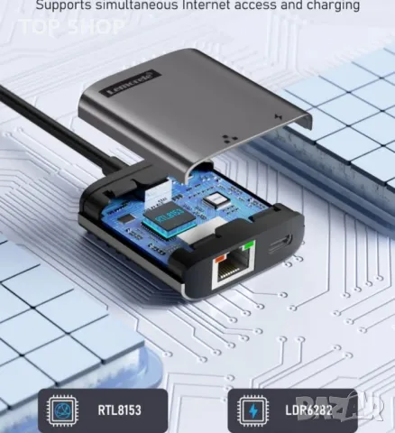 Интернет адаптер, снимка 5 - Мрежови адаптери - 48784989