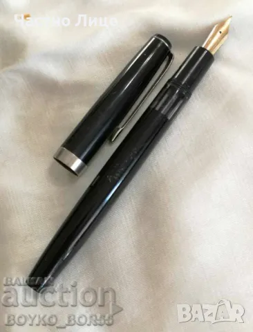 Старинна Немска Винтидж Писалка Със Златно Перо Сенатор Senator F  Нова -