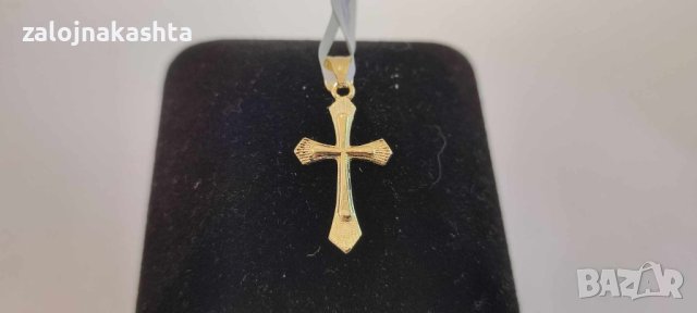 Нов Златен кръст-0,73гр/14кр, снимка 2 - Колиета, медальони, синджири - 43001596