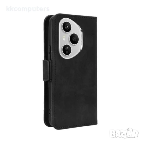 Honor 400 Pro 5G Magnetic Wallet Кожен Калъф и Протектор, снимка 7 - Калъфи, кейсове - 50643615