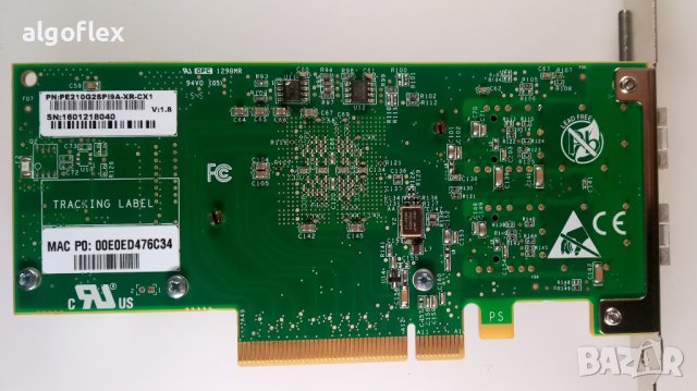 Silicom PE210G2SPI9 10Gb DP Мрежов Адаптер Intel 82599ES като X520-DA2, снимка 4 - Мрежови адаптери - 43095971