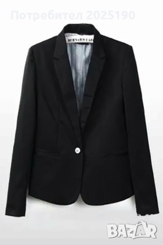 Дамско черно сако Н&М 