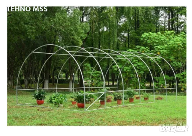 Оранжерия за зеленчуци 3 x 6 x 2 + Подарък напоителна система, снимка 5 - Оранжерии - 49113966