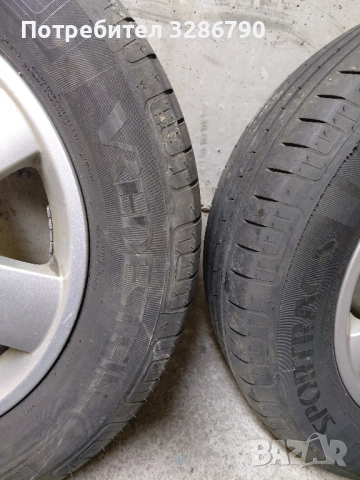 джанти 5х100мм 15цола с добри гуми 195/65/15, снимка 7 - Гуми и джанти - 50826316