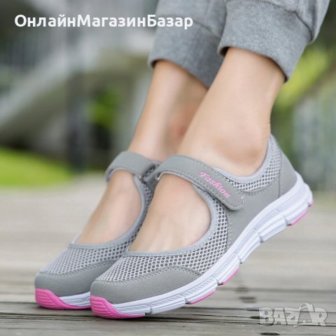 Спортни, летни дамски обувки от дишаща материя, снимка 2 - Дамски ежедневни обувки - 43880877