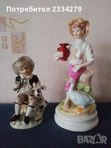 Стари порцеланови фигури, снимка 4 - Статуетки - 53066341