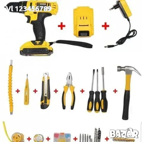 Винтоверт акумулаторен Vermark Starke 24V с 2 батерии, снимка 3 - Винтоверти - 50553617