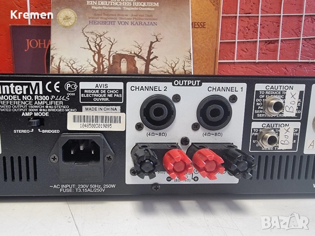 Стерео стъпало INTER R300 PLUS, снимка 5 - Ресийвъри, усилватели, смесителни пултове - 52179268