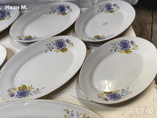 Чисто нов български порцеланов сервиз за риба, снимка 4 - Сервизи - 52144457