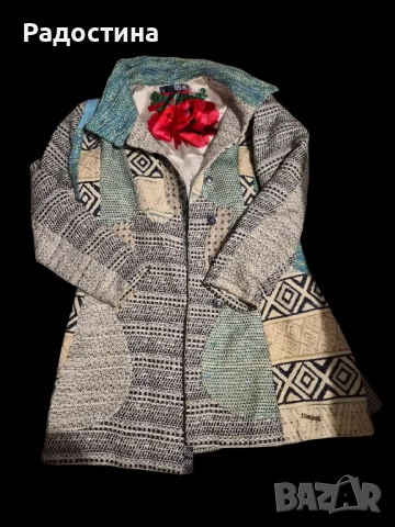 Дамско палто 42 номер desigual, снимка 3 - Палта, манта - 52332425