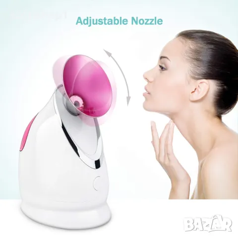 EZBASICS Facial Steamer Ionic Face Steamer for Home Facial, Warm Mist Humidifier Atomizer for Face S, снимка 2 - Други - 49990485