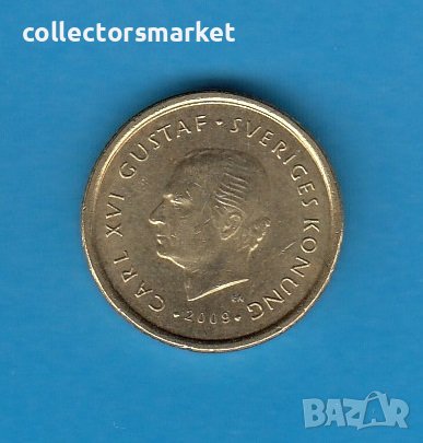 10 крони 2009, Швеция, снимка 2 - Нумизматика и бонистика - 38732004
