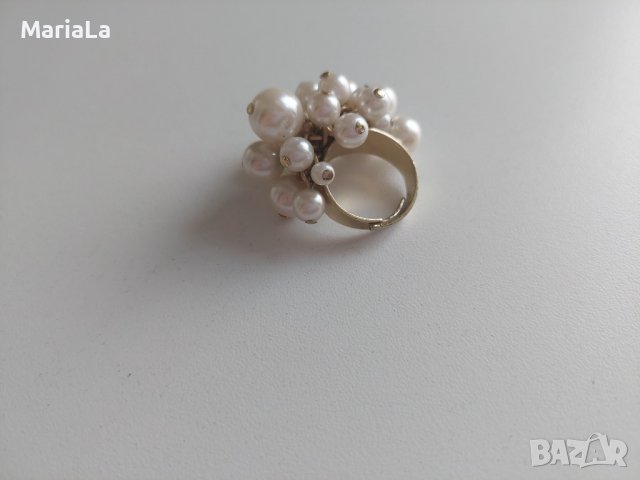 Позлатен дамски пръстен , снимка 2 - Пръстени - 37475737