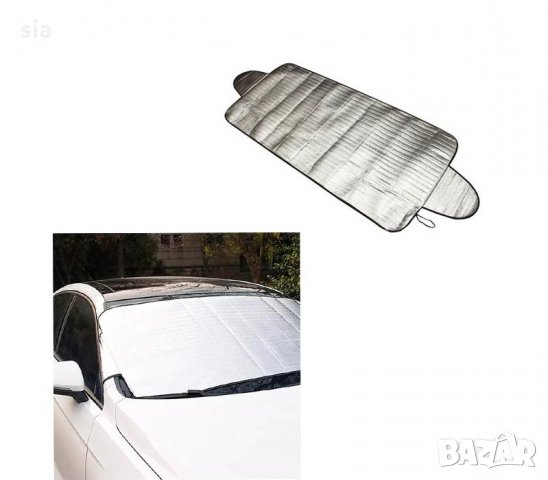 Сенник за предно стъкло, за сняг и слънце, 70-155см, Външен, снимка 2 - Аксесоари и консумативи - 34717522