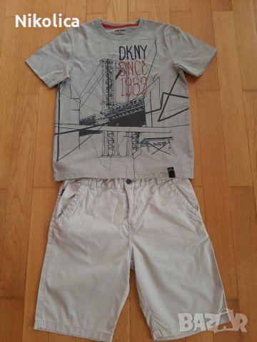 Детски дрешки:блузки DKNY,Armani,LCW,H&M и къс панталон TRN  за 10 г.момче:, снимка 5 - Детски комплекти - 28150874